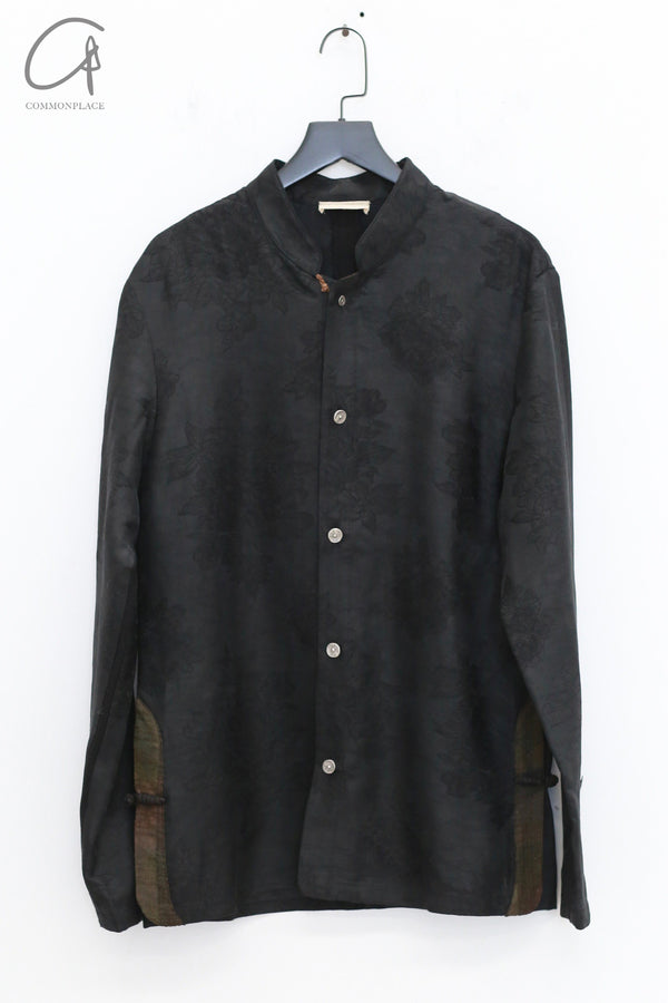 communs 24 autumn and winter silk shirt France CMS-CS/24FW-C120B-HEI black CMS-CS/24FW